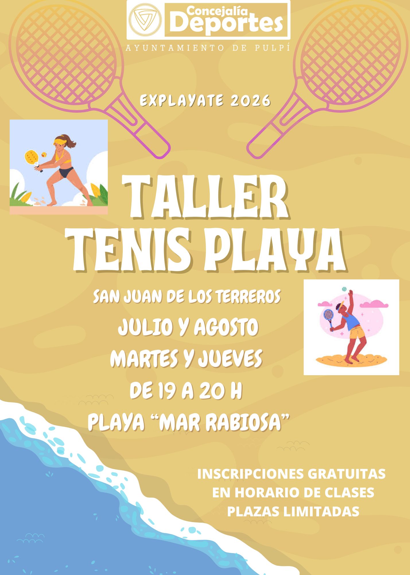 TALLER DE TENIS PLAYA EXPLAYATE 2026